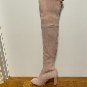 Stuart Weitzman Highland Rose Suede Over the Knee Boots Size 36